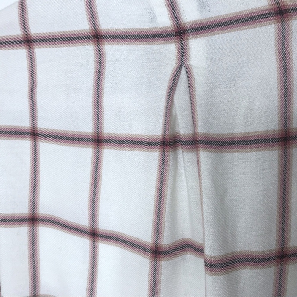 Rails Andie Ruffled Button Down Plaid Flannel Shi… - image 6